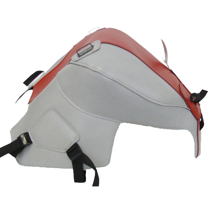 Tapis de réservoir Bagster Vermillon/Gris Clair