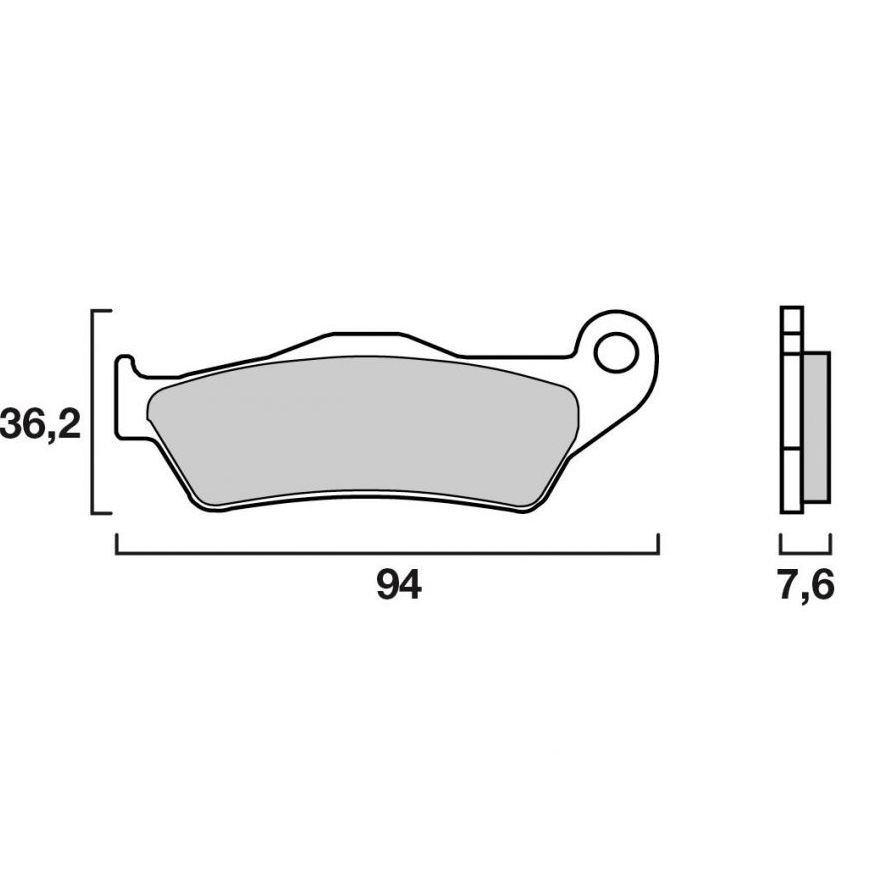 Plaquettes de freins Brembo Sinter Métal Fritté Avant/Arrière selon modèle