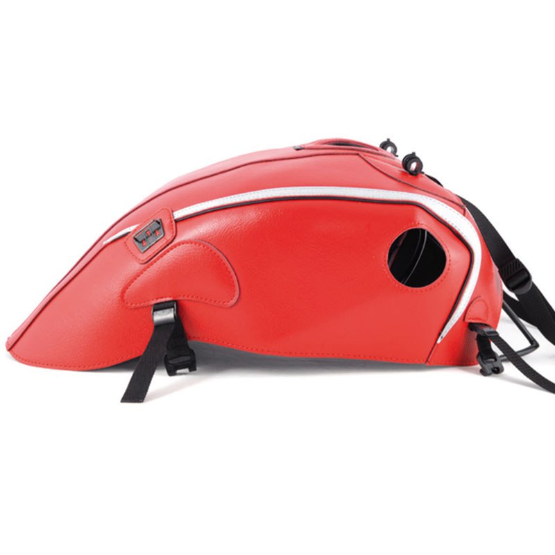 Tapis de réservoir Bagster Spéciale réservoir Blanc/ Deco Baltique etrouge