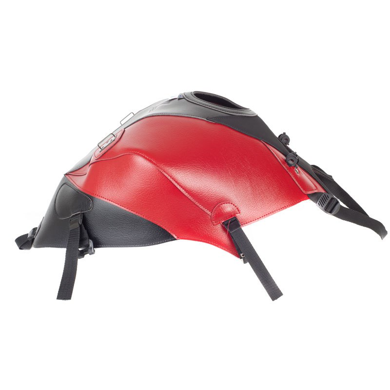 Tapis de réservoir Bagster Noir mat/Rouge foncé