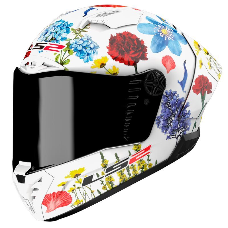 Casque LS2 FF805 THUNDER CARBON - FLOWERS