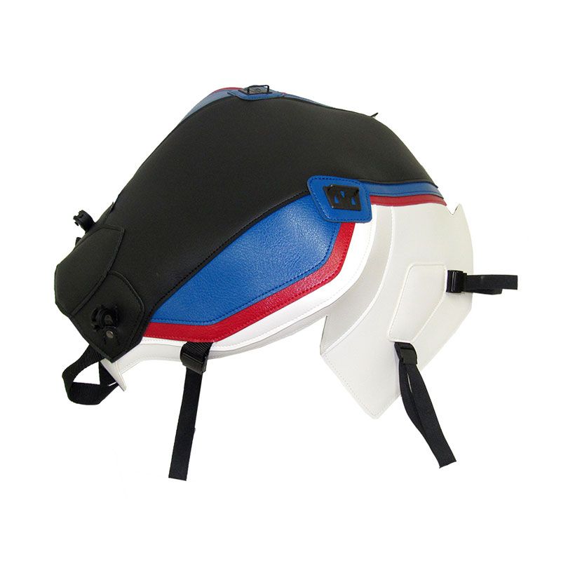 Tapis de réservoir Bagster NOIR MAT GRANE/BLANC/DECO GITANE/ROUGE