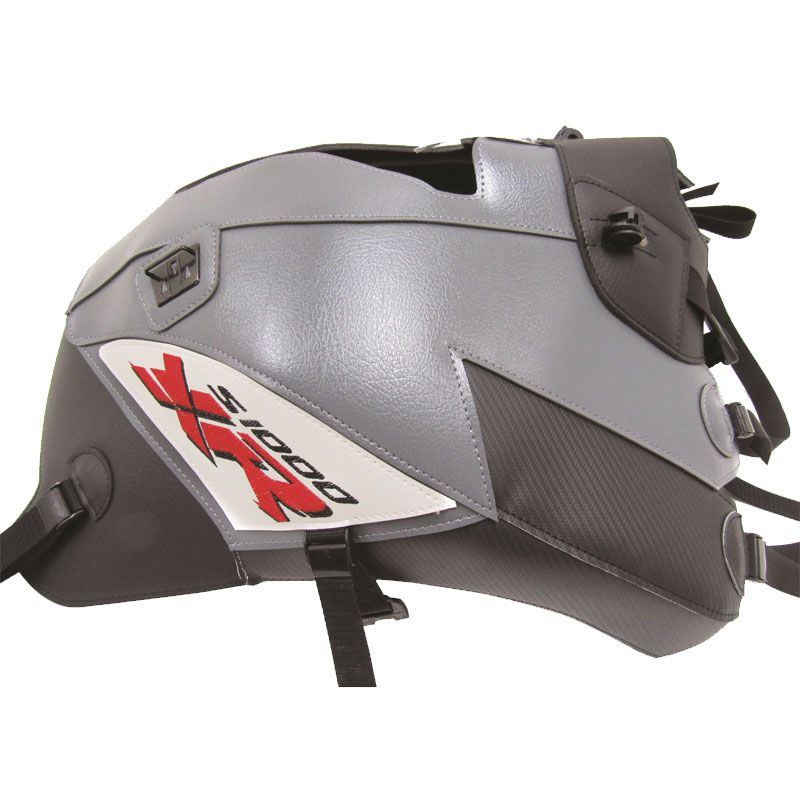 Tapis de réservoir Bagster THUNR/GRAINY NOIR MAT/CARBON/BLANC