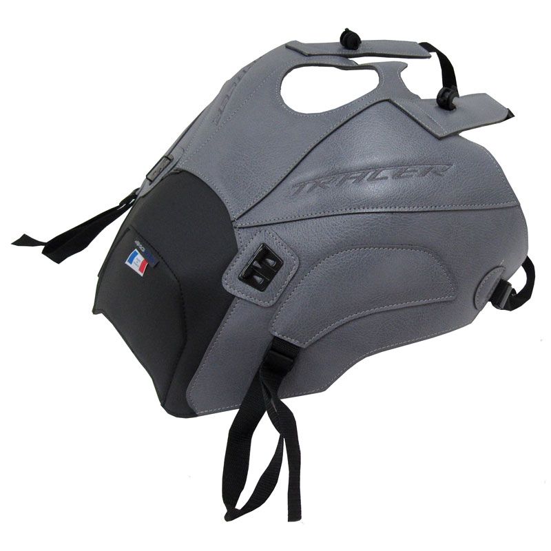 Tapis de réservoir Bagster Acier/Noir mat graine