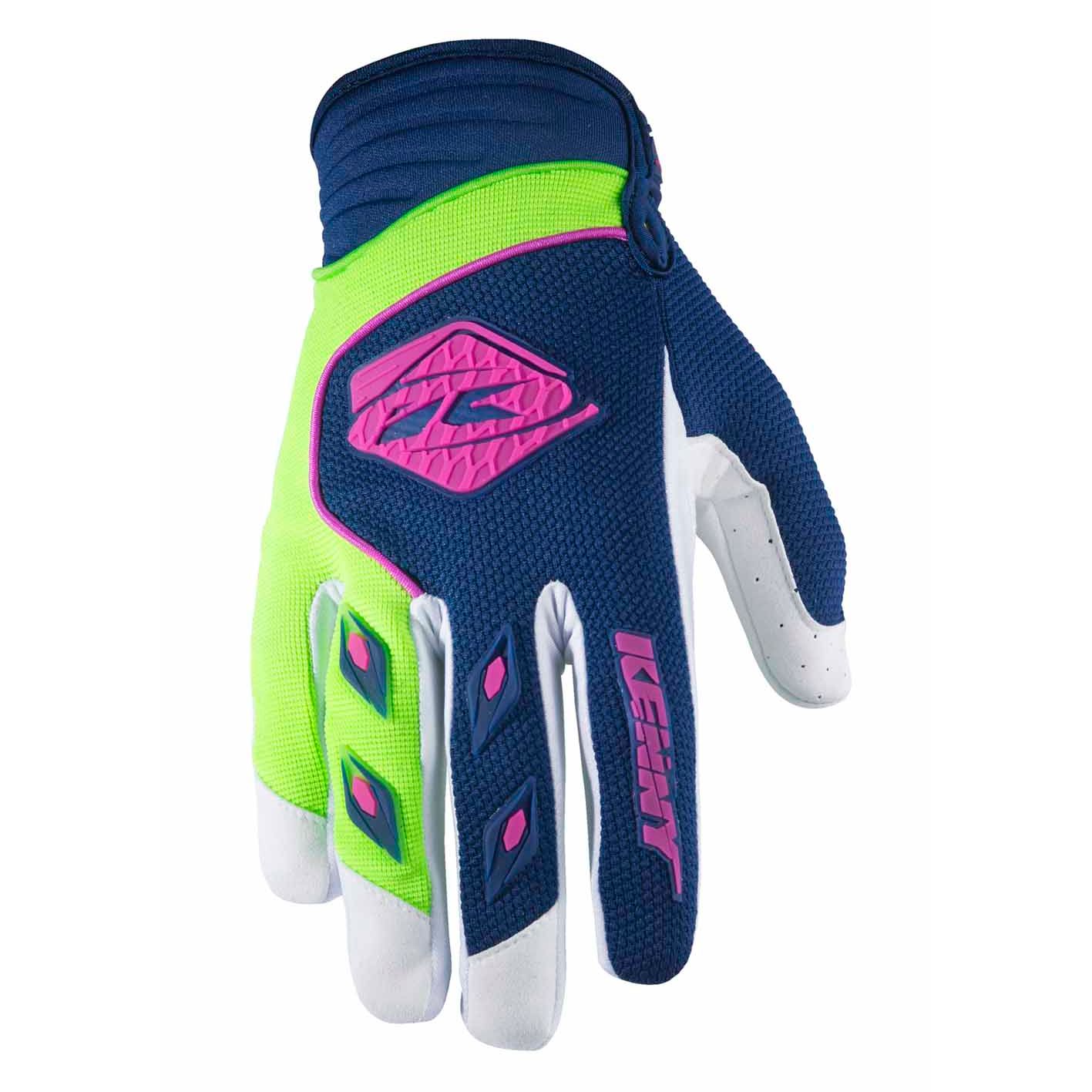 Gants Cross Kenny Track Youth - Navy Lime -