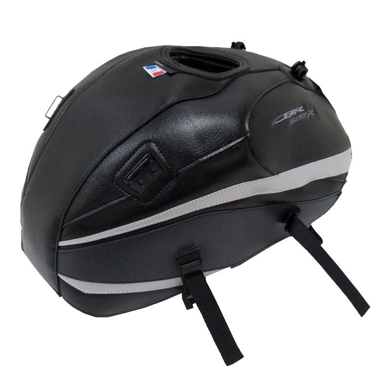 Tapis de réservoir Bagster NOIR/DECO ANTHRACITE/ARGENT