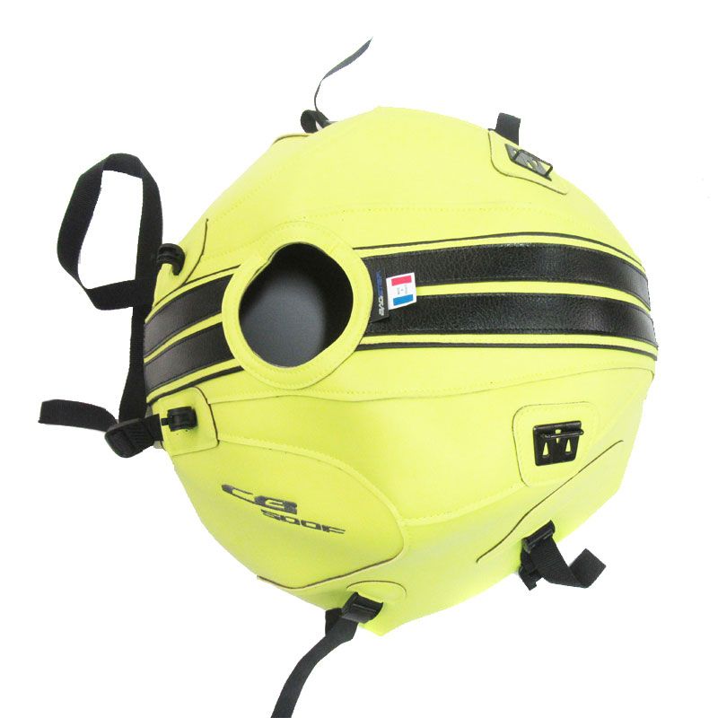 Tapis de réservoir Bagster JAUNE FLUO/CO NOIR