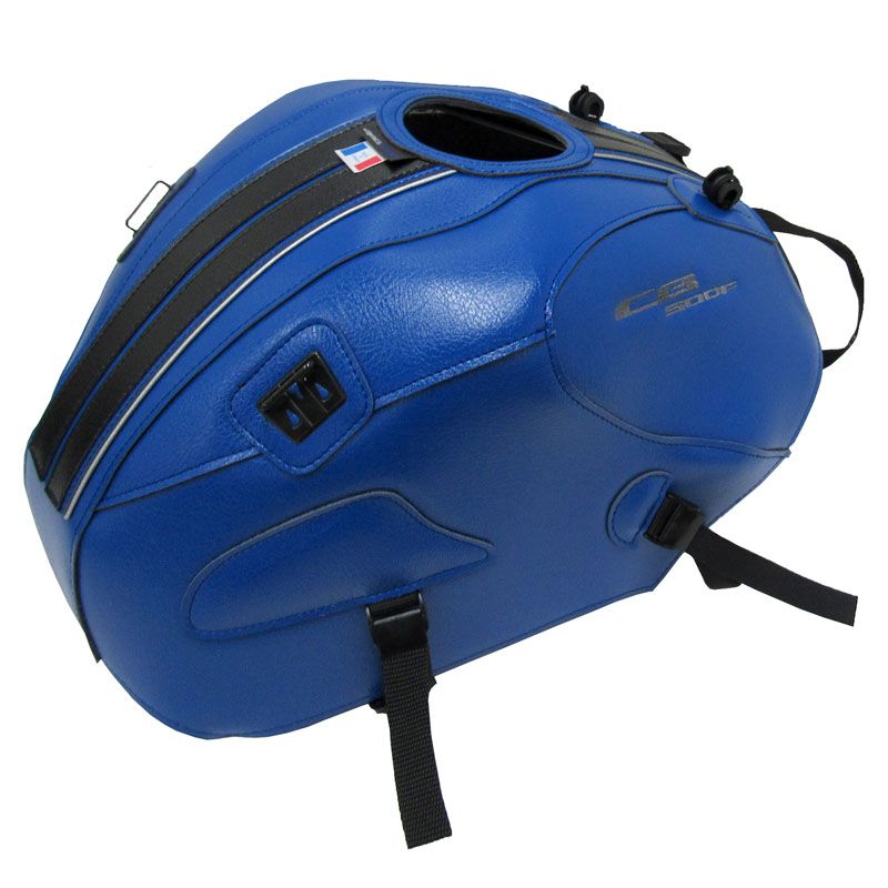 Tapis de réservoir Bagster GITANE/DECO NOIR/LISERET ARGENT