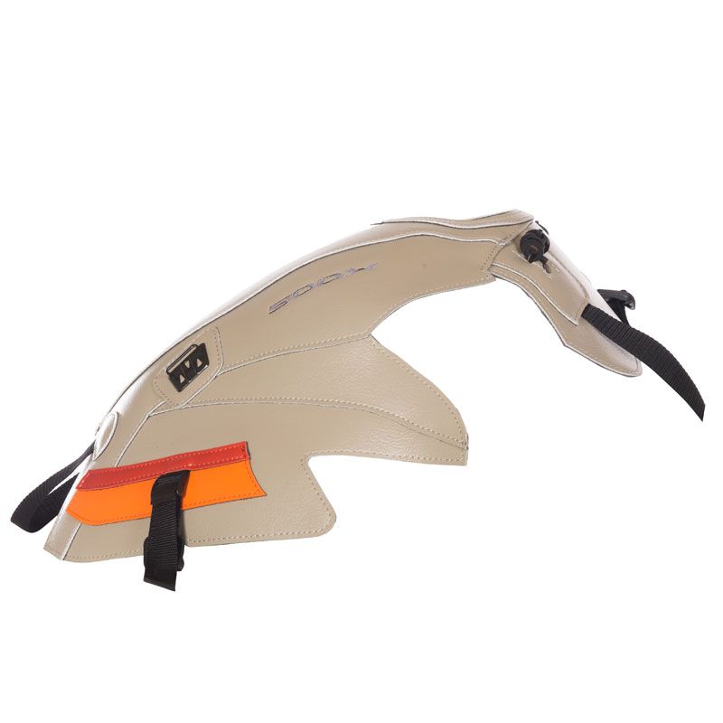 Tapis de réservoir Bagster SABLE/DECO VERMILLION NACRE/ORANGE CLAIR