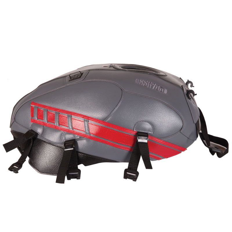 Tapis de réservoir Bagster NOIR/ORAGE/DECO ROUGE