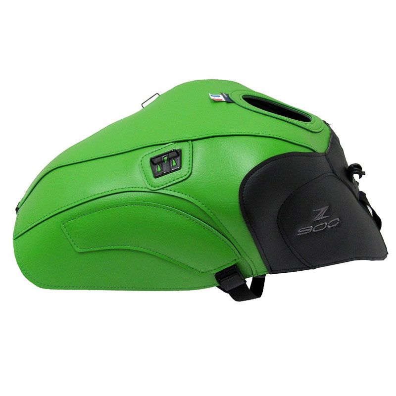 Tapis de réservoir Bagster VERT CANDY/NOIR MAT GRAINE