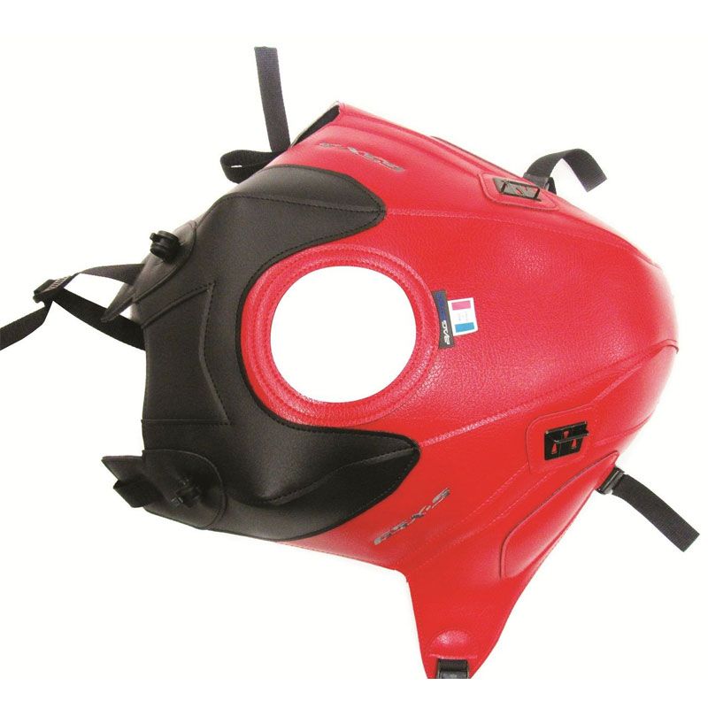 Tapis de réservoir Bagster GRAINY MAT NOIR/ROUGE