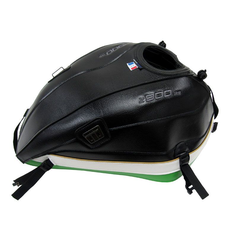 Tapis de réservoir Bagster NOIR/DÉCO BLANC/DÉCO VERT