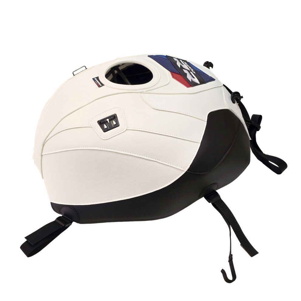 Tapis de réservoir Bagster BLANC/NOIR MAT GRAINE/DECO ROUGE/BALTIQUE/GITANE/NOIR