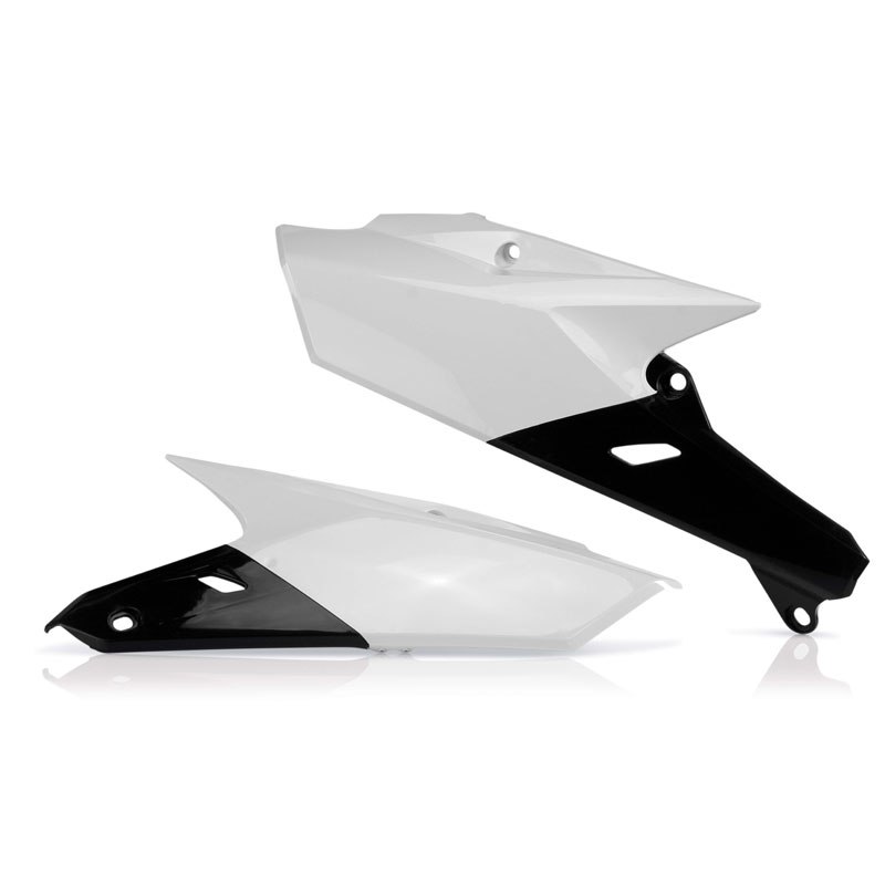 Plaques latérales Acerbis blanc/noir