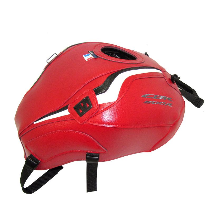 Tapis de réservoir Bagster ROUGE DECO NOIR/BLANC