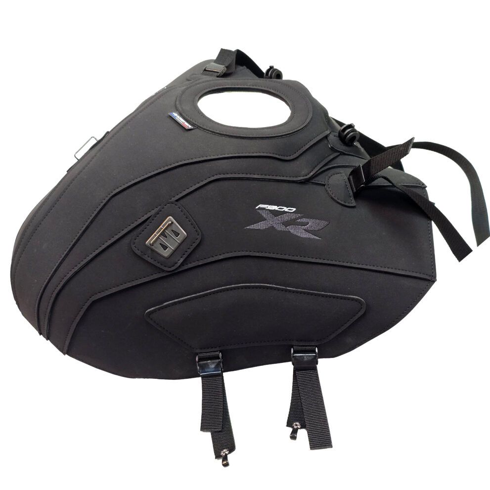 Tapis de réservoir Bagster LARIO NOIR/BRODERIE ARGENT/ANTHRACITE