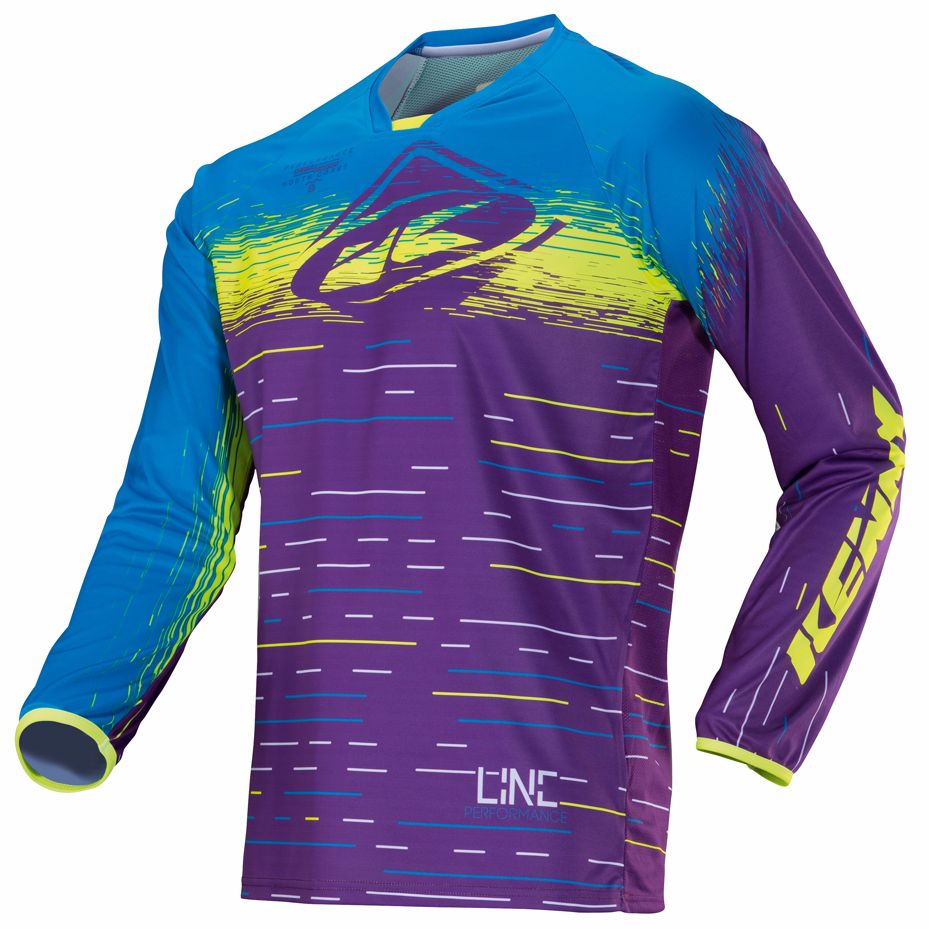 Maillot Cross Kenny Performance - Purple Lines -