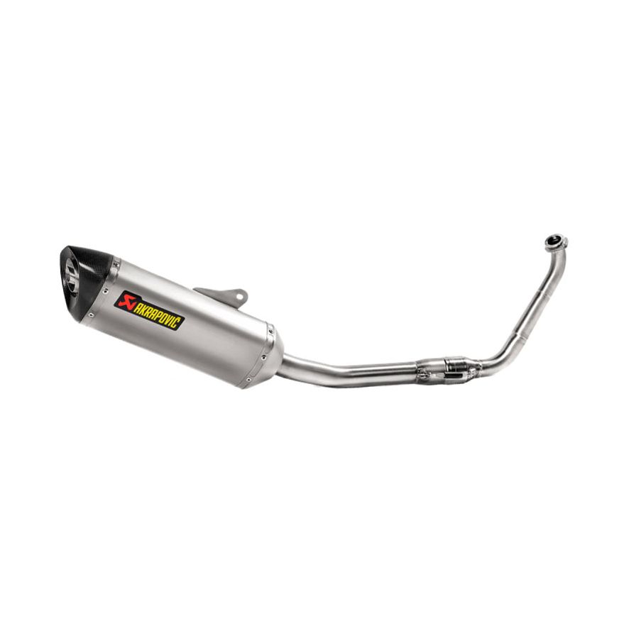 Ligne Complète Akrapovic Racing Titane embout carbone
