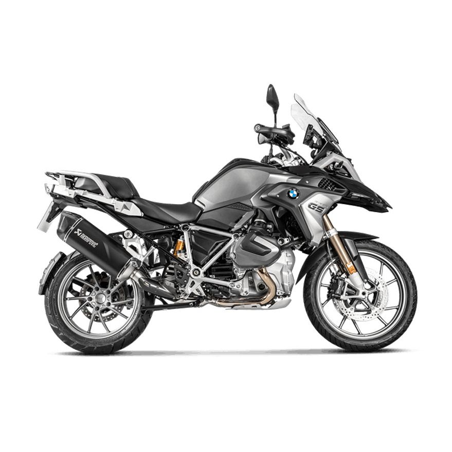 Silencieux Akrapovic BLACK Titane embout de carbone