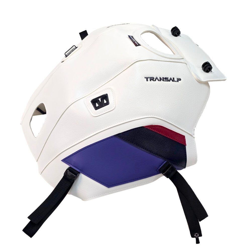 Tapis de réservoir Bagster BLANC/DECO ROUGE/MARINE/LILAS