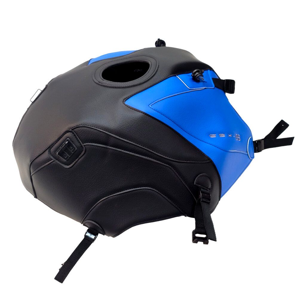 Tapis de réservoir Bagster NOIR MAT GRAINÉ/AZUR