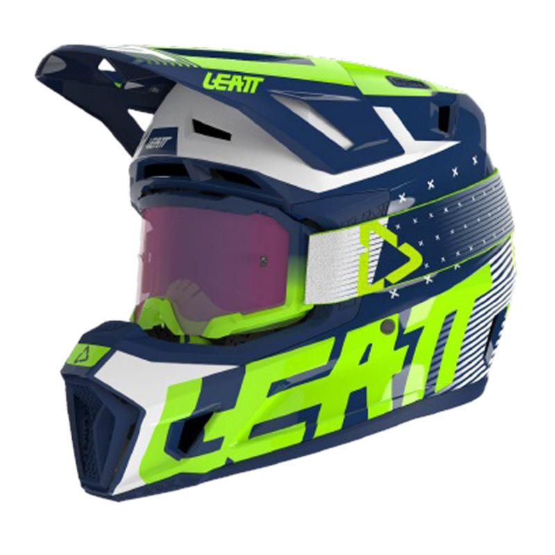 Casque cross Leatt 7.5 V23 avec masque 4.5 Iriz 2024