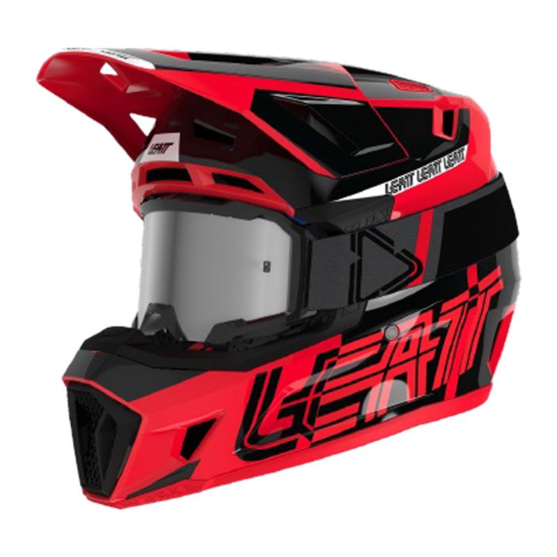 Casque cross Leatt 7.5 V23 avec masque 4.5 Iriz 2024