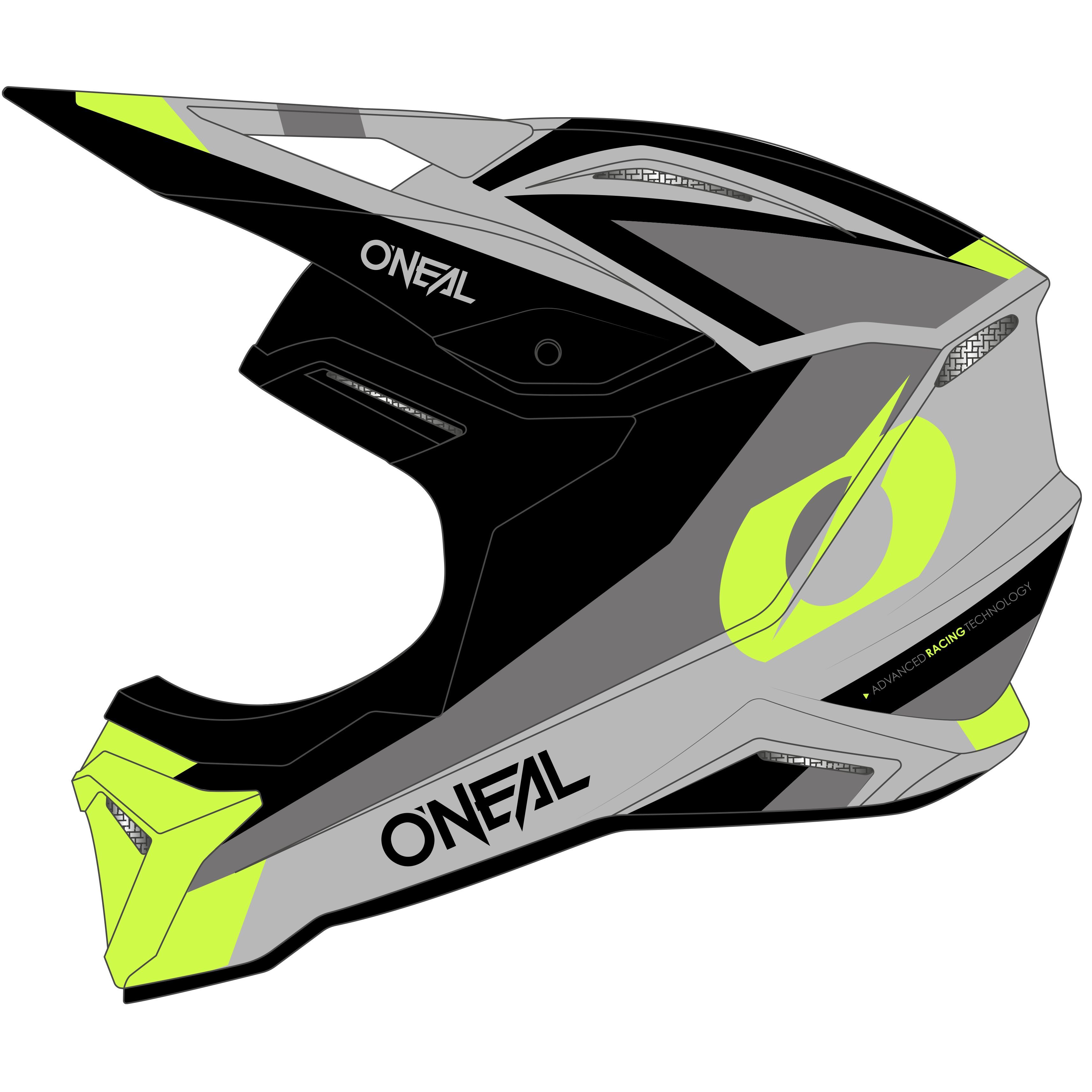 Casque cross O'Neal 1 SRS - YOUTH STREAM V24