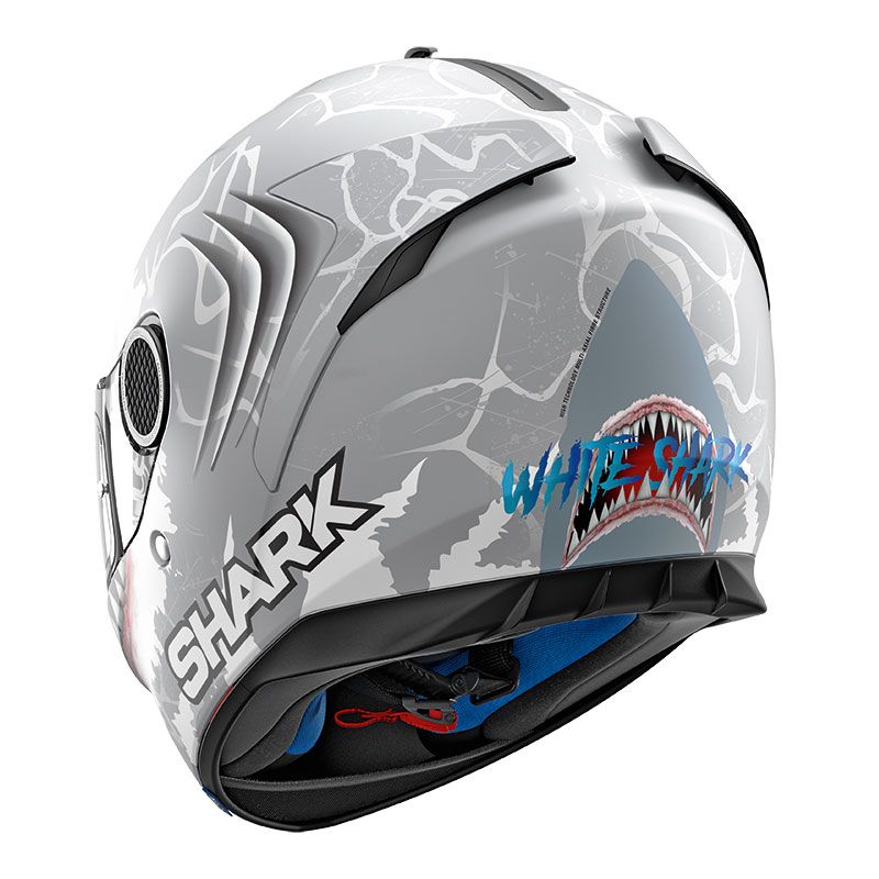 Casque Shark Spartan 12 Replica Lorenzo White Shark Mat Casque
