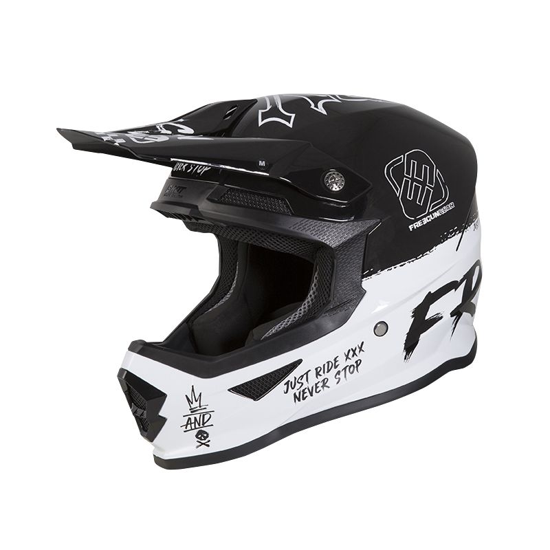 Image of Casque cross Shot by Freegun XP-4 - SPEED - BLACK GLOSSY 2021