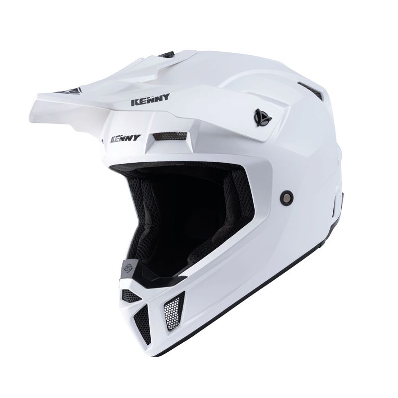 Image of Casque cross Kenny PERFORMANCE SOLID WHITE PEARL 2022