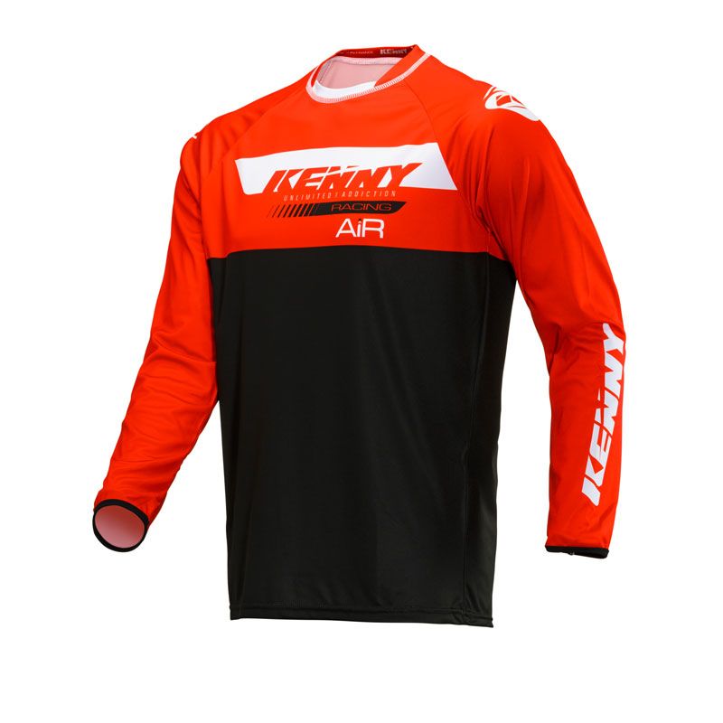 Maillot cross Kenny TRIAL AIR - RED BLACK 2021