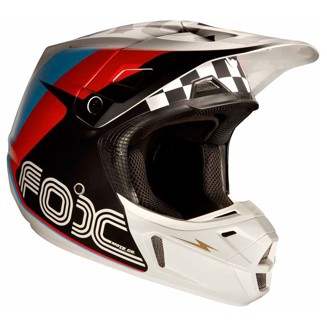 Casque cross Fox V2 ROHR - NOIR (mat)
