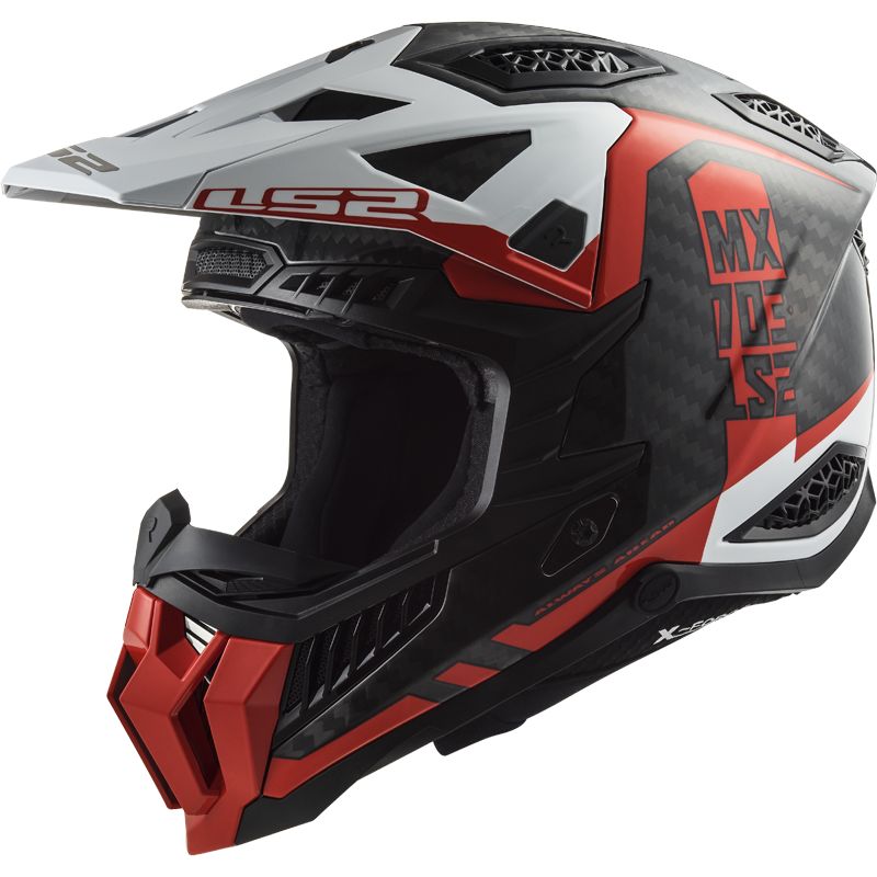 Image of Casque cross LS2 MX703 C - X-FORCE - VICTORY - RED WHITE 2023