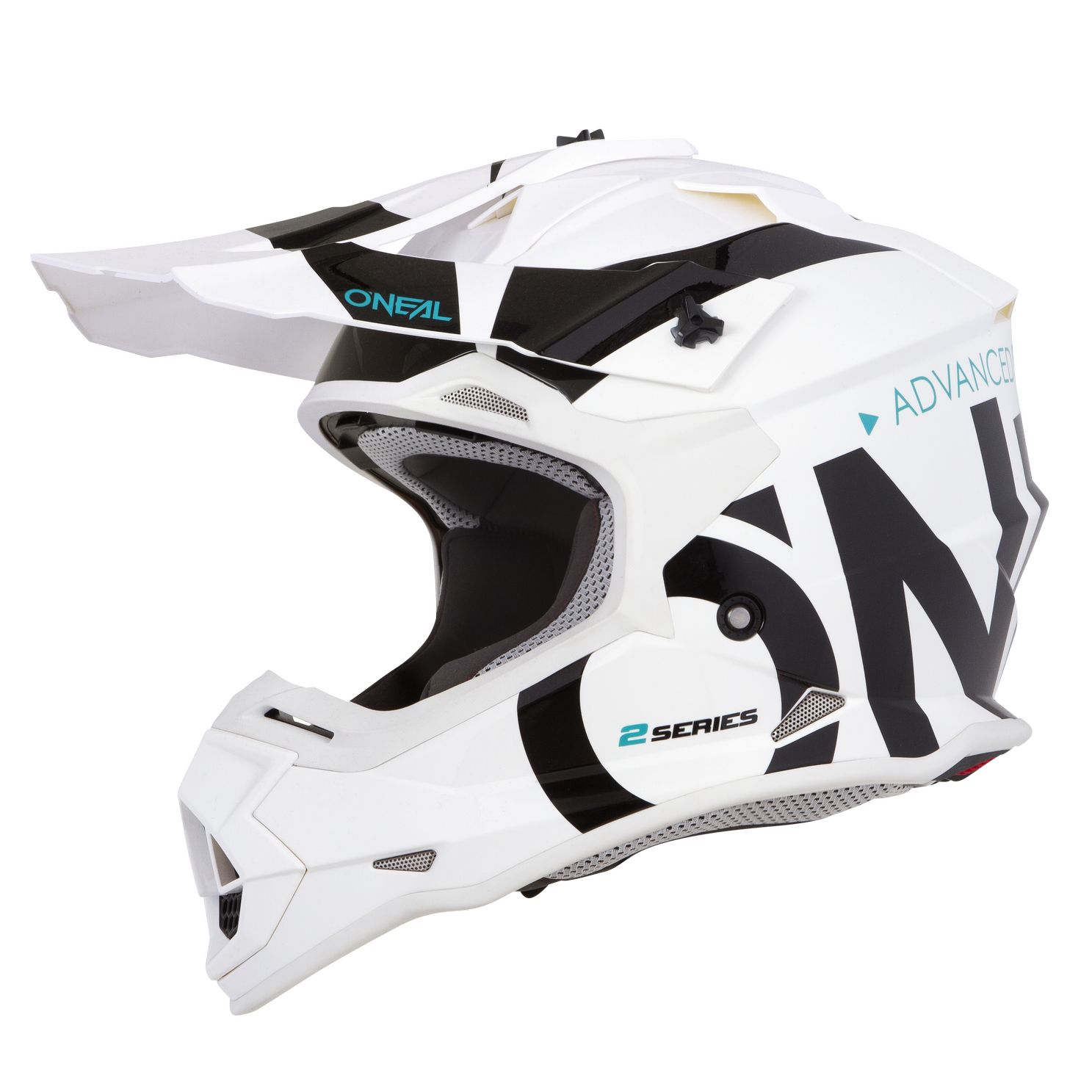 Casque cross O'Neal 2 SERIES RL - SLICK - WHITE BLACK GLOSSY 2022