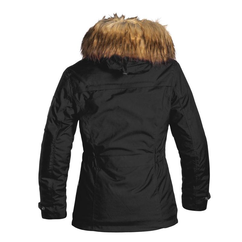 Veste femme Helstons Artic tissu rouge, doudoune moto, parka Veste femme Helstons Artic tissu rouge, doudoune moto, parka