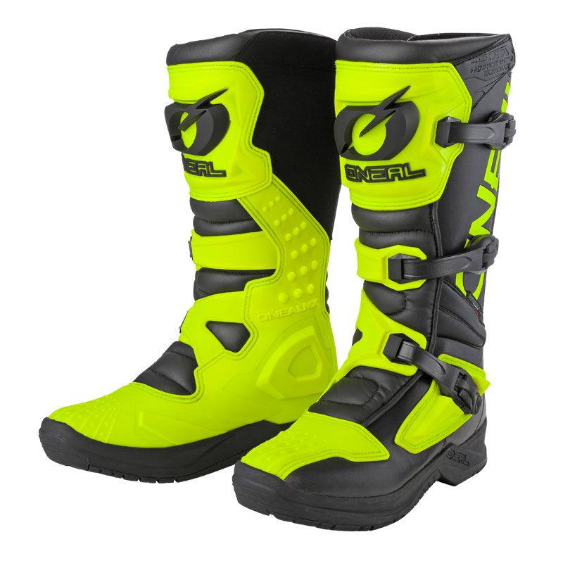 Image of Bottes cross O'Neal RSX - BLACK NEON YELLOW 2023