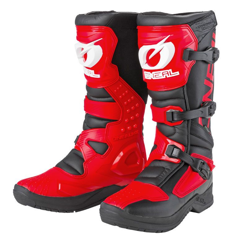 Image of Bottes cross O'Neal RSX - BLACK RED 2023