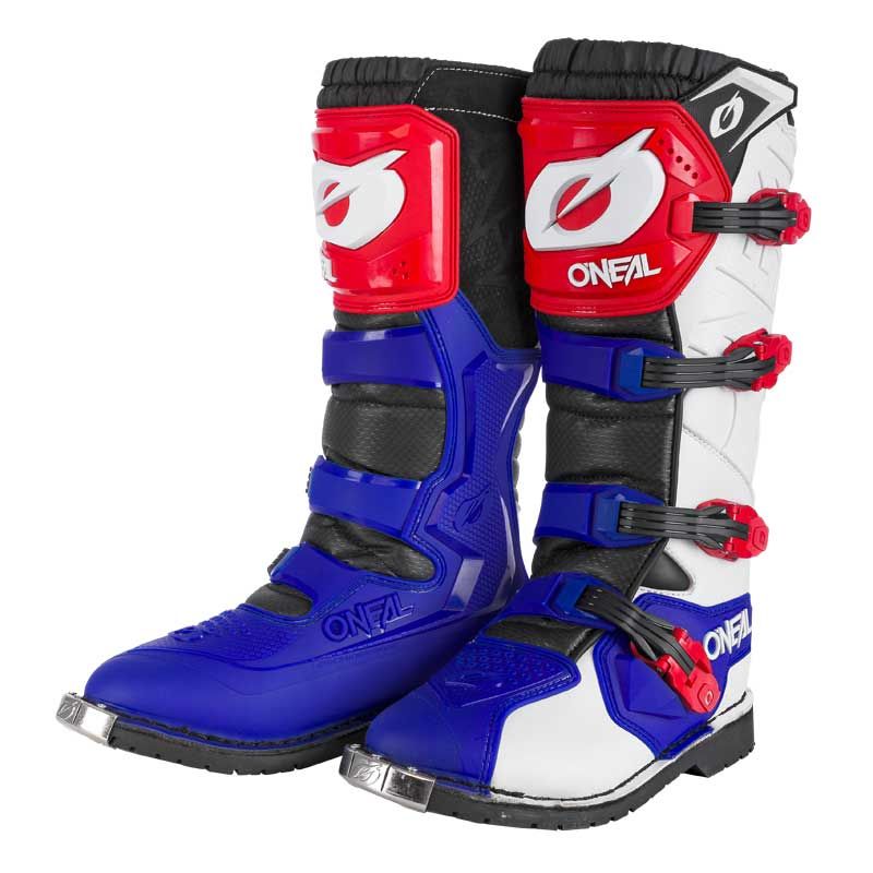 Image of Bottes cross O'Neal RIDER PRO - BLUE RED WHITE 2023