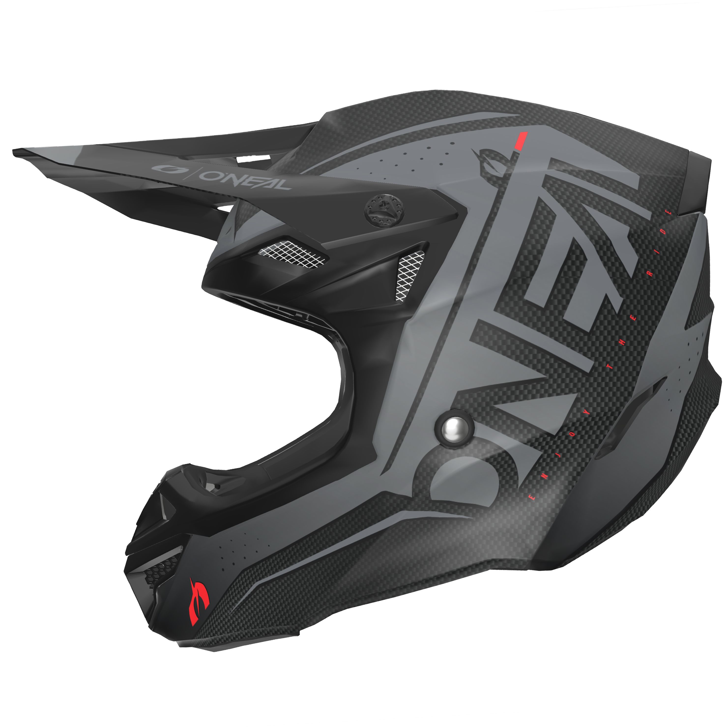 Image of Casque cross O'Neal 10SRS CARBON - PRODIGY - BLACK 2024
