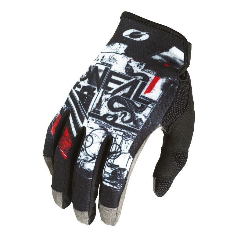 Gants cross O'Neal MAYHEM - SCARZ V.22 - BLACK WHITE RED 2022