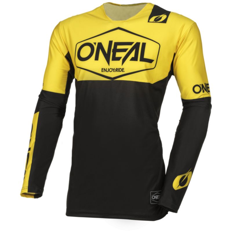 ONEAL Maillot cross O'Neal MAYHEM - HEXX V24 2023 — noir et jaune