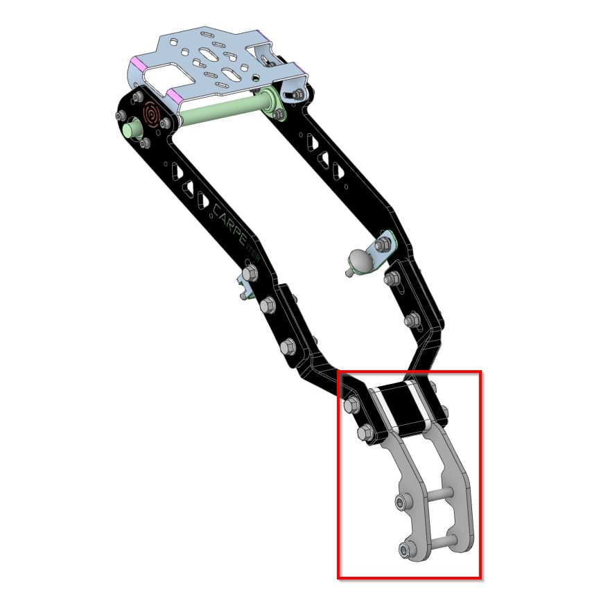 Kit de fixation Carpe Iter Pour montage sur masque - Yamaha Ténéré 700