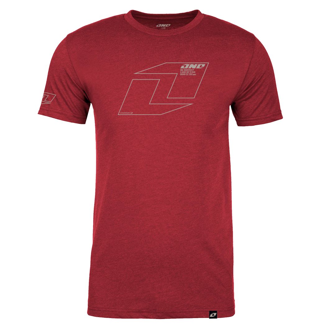 ONEINDUSTRIES T-Shirt manches courtes One Industries VECTOR — rouge