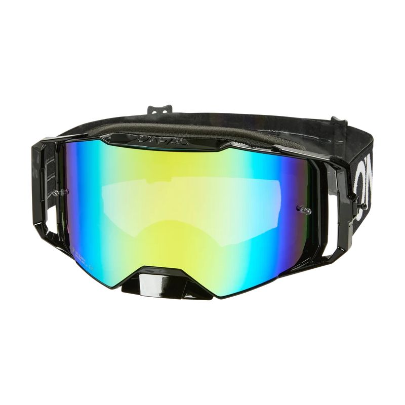 ONEAL Masque cross O'Neal B-55 - CRAM - IRIDIUM 2026 — noir et blanc