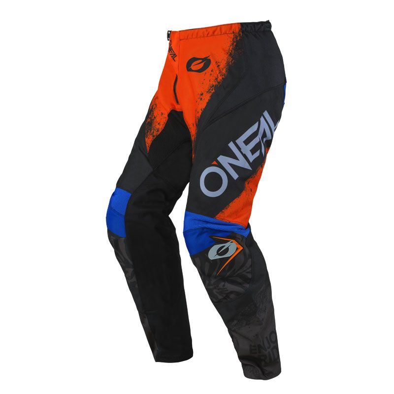 ONEAL Pantalon cross O'Neal ELEMENT - SHOCKER 2025 — noir et orange