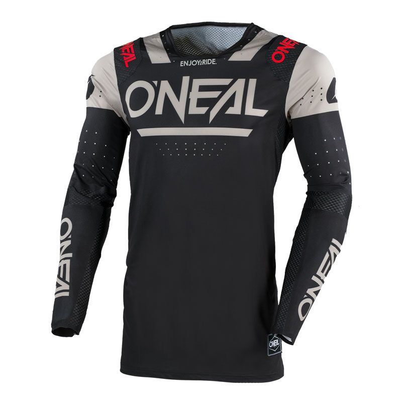 ONEAL Maillot cross O'Neal PRODIGY - FIVE FOUR 2025 — beige, noir et rouge