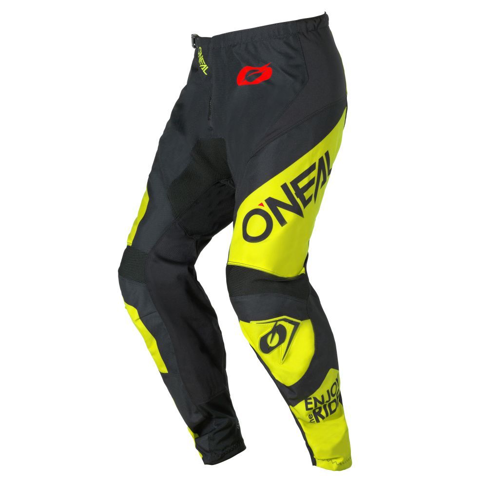 ONEAL Pantalon cross O'Neal ELEMENT - RACEWEAR 2025 — noir et jaune