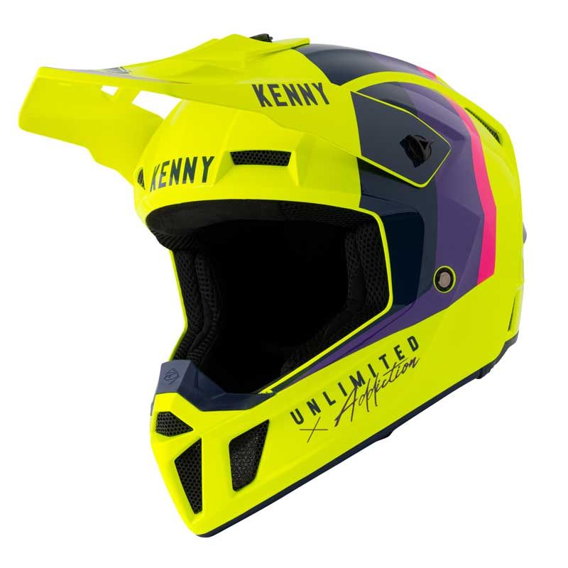 Image of Casque cross Kenny PERFORMANCE - GRAPHIC - NEON YELLOW 2021